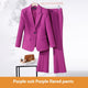 COMBINAISON ET PANTALON VIOLET