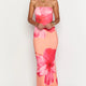 IMPRESSION FLORALE ORANGE