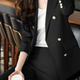 COMBINAISON ET PANTALON NOIRS